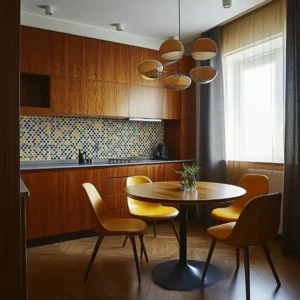 drewniana kuchnia 20m2 prl