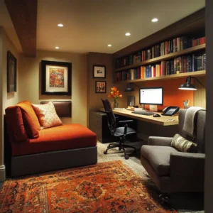 game room w piwnicy