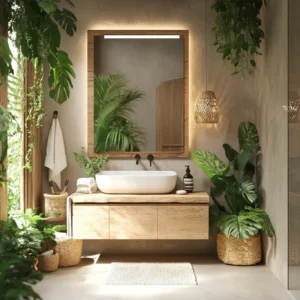 feng shui a lustro w łazience