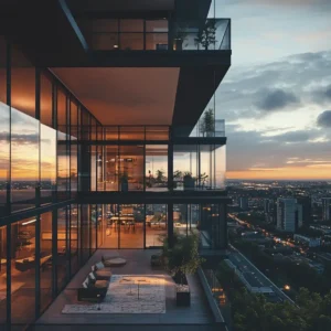 nowoczesne loggie w apartamencie
