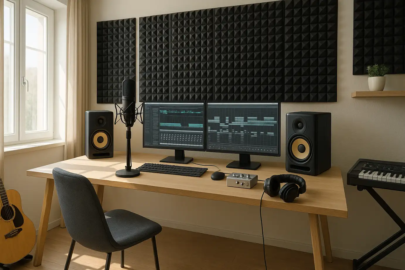 Studio domowe – jak stworzyć własną przestrzeń do nagrań i produkcji muzyki krok po kroku