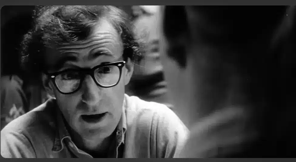 zasada 180 stopni - kadr z filmu Manhattan Woody Allen