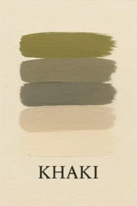 kolor khaki